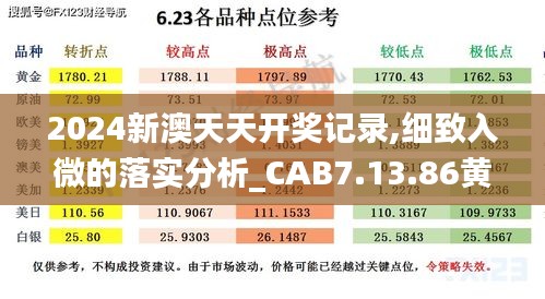 2024新澳天天开奖记录,细致入微的落实分析_CAB7.13.86黄金版