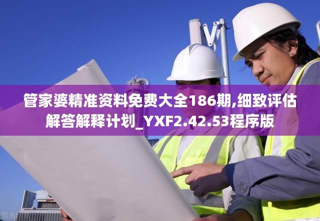 管家婆精准资料免费大全186期,细致评估解答解释计划_YXF2.42.53程序版