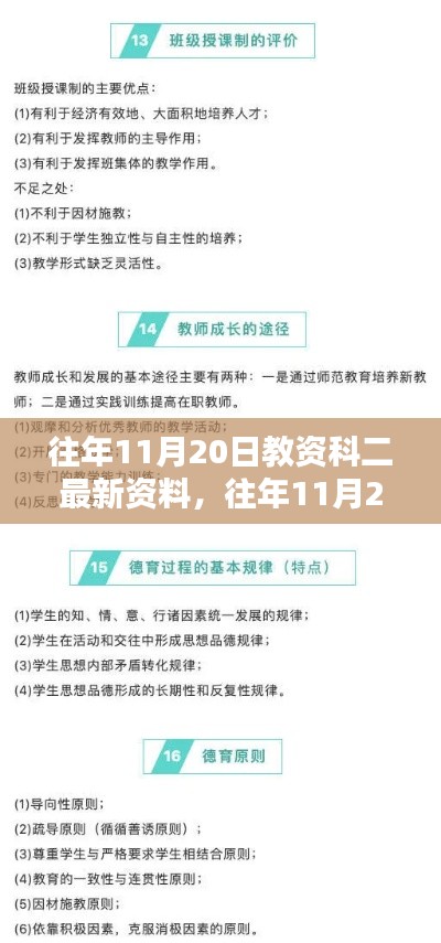 往年11月20日教资科二最新资料解析与前瞻，深度解读与前瞻趋势