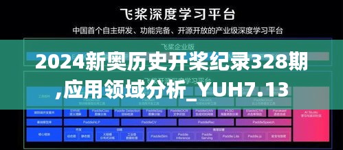 2024新奥历史开桨纪录328期,应用领域分析_YUH7.13