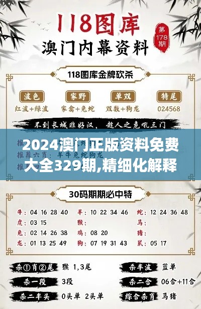 2024澳门正版资料免费大全329期,精细化解释落实步骤_PXJ4.31