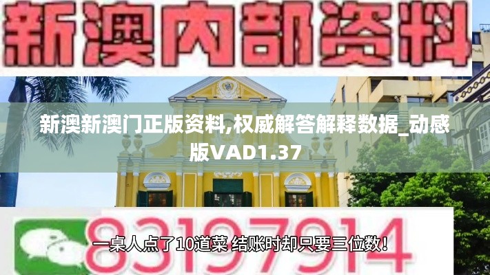 新澳新澳门正版资料,权威解答解释数据_动感版VAD1.37