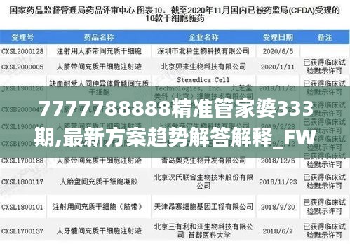 7777788888精准管家婆333期,最新方案趋势解答解释_FWQ5.69