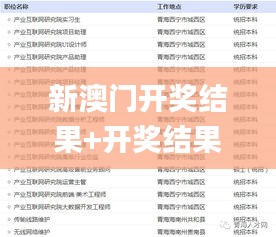 新澳门开奖结果+开奖结果,高效运行支持_固定版FAU3.41