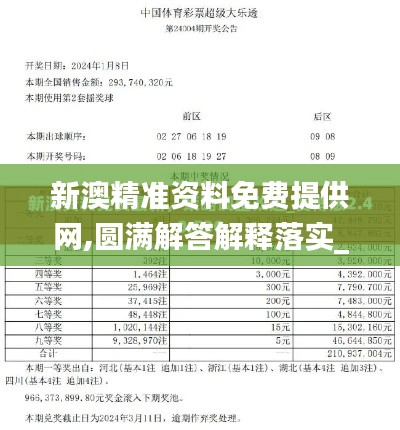 新澳精准资料免费提供网,圆满解答解释落实_数字处理版JIL1.75