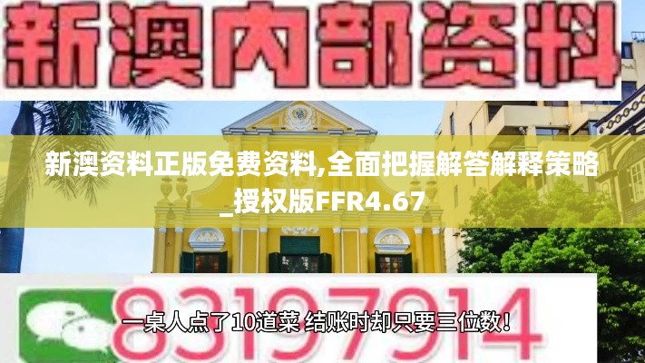 新澳资料正版免费资料,全面把握解答解释策略_授权版FFR4.67