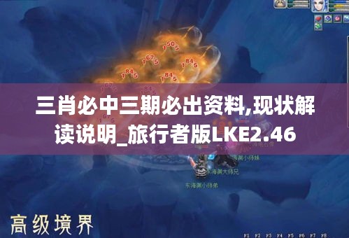 三肖必中三期必出资料,现状解读说明_旅行者版LKE2.46