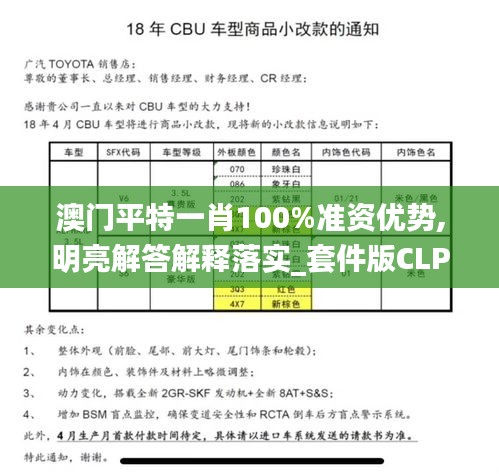 澳门平特一肖100%准资优势,明亮解答解释落实_套件版CLP7.36