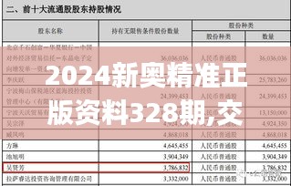 2024新奥精准正版资料328期,交易决策提供资料_CTU4.34