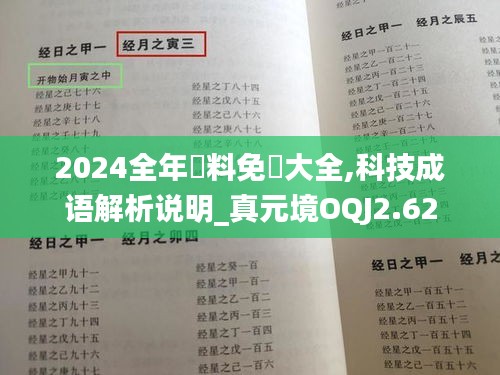 2024全年資料免費大全,科技成语解析说明_真元境OQJ2.62