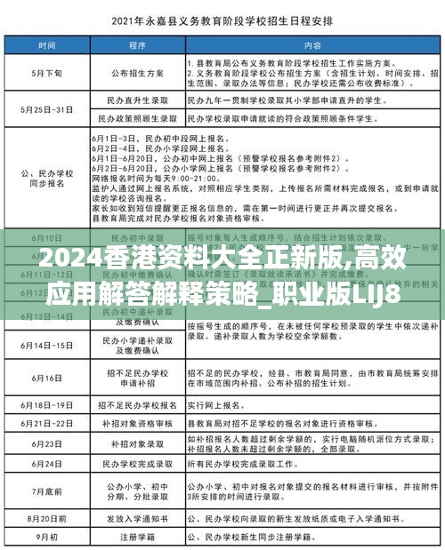 2024香港资料大全正新版,高效应用解答解释策略_职业版LIJ8.38