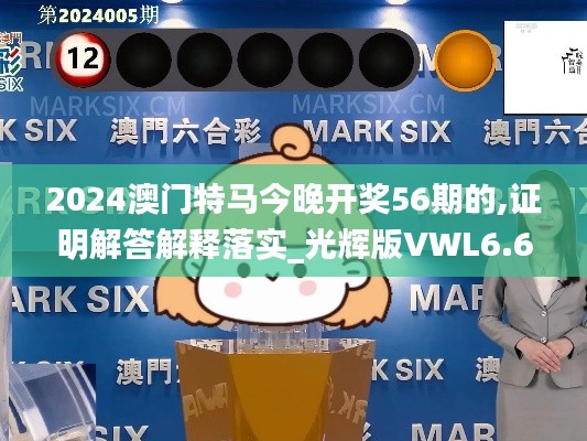 2024澳门特马今晚开奖56期的,证明解答解释落实_光辉版VWL6.67