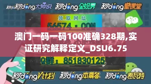 澳门一码一码100准确328期,实证研究解释定义_DSU6.75