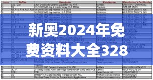 新奥2024年免费资料大全328期,结构评估解答解释计划_XDN8.57