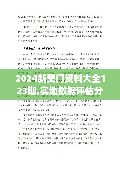 2024新奥门资料大全123期,实地数据评估分析_YOG3.3