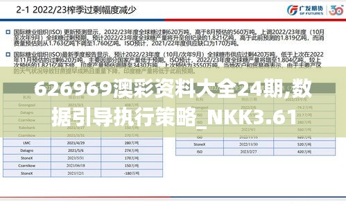 626969澳彩资料大全24期,数据引导执行策略_NKK3.61