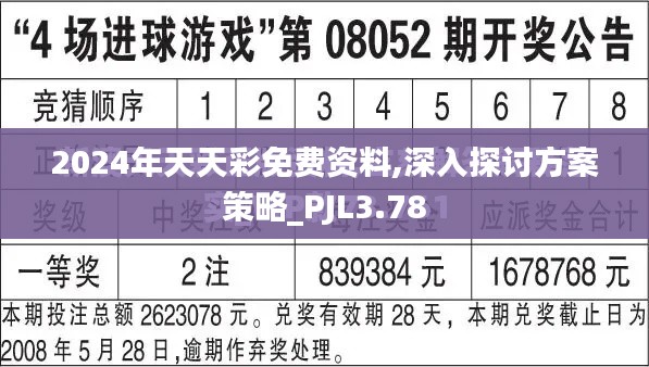 2024年天天彩免费资料,深入探讨方案策略_PJL3.78