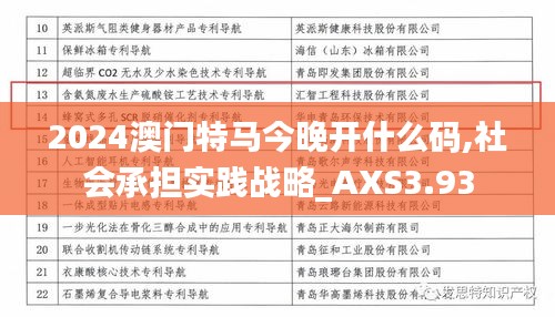 2024澳门特马今晚开什么码,社会承担实践战略_AXS3.93