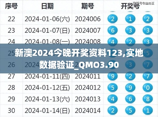 新澳2024今晚开奖资料123,实地数据验证_QMO3.90