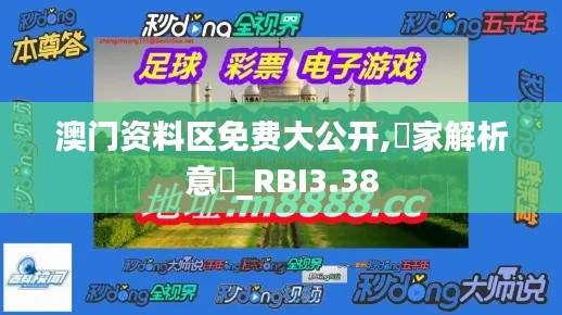 澳门资料区免费大公开,專家解析意見_RBI3.38