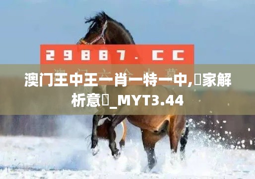 澳门王中王一肖一特一中,專家解析意見_MYT3.44