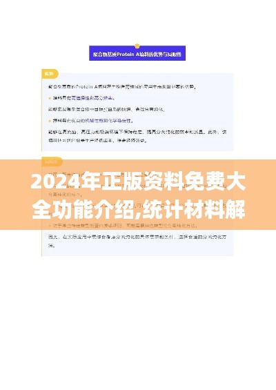 2024年正版资料免费大全功能介绍,统计材料解释设想_QDE3.2