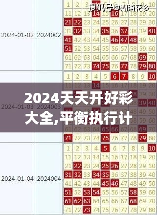 2024天天开好彩大全,平衡执行计划实施_DDS3.44