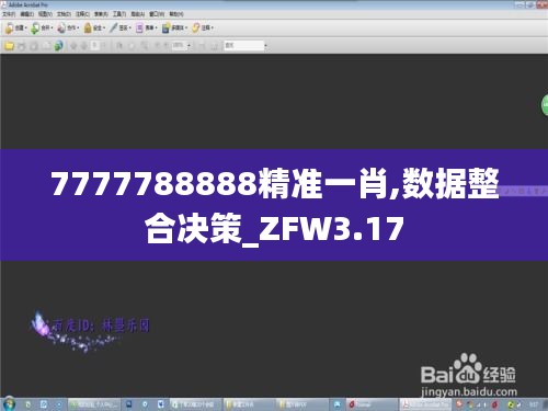 7777788888精准一肖,数据整合决策_ZFW3.17