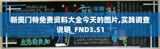 新奥门特免费资料大全今天的图片,实践调查说明_FND3.51