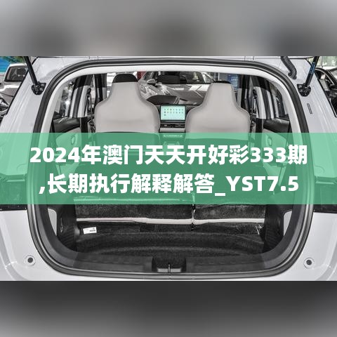 2024年澳门天天开好彩333期,长期执行解释解答_YST7.58