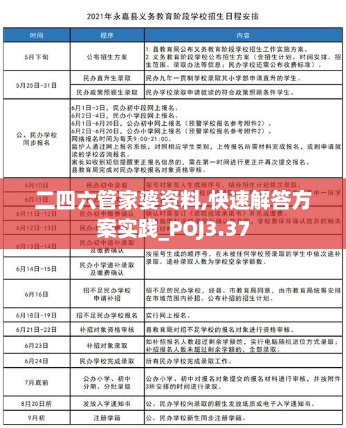 二四六管家婆资料,快速解答方案实践_POJ3.37