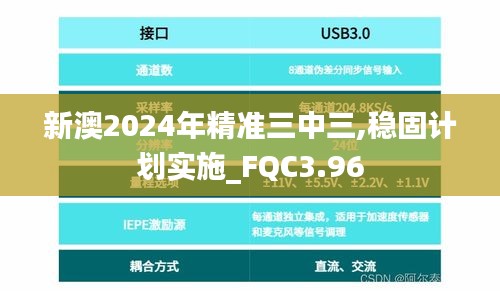 新澳2024年精准三中三,稳固计划实施_FQC3.96