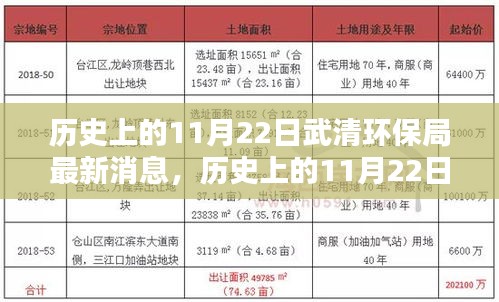 历史上的11月22日武清环保局最新消息，历史上的11月22日，武清环保局发布最新环保动态