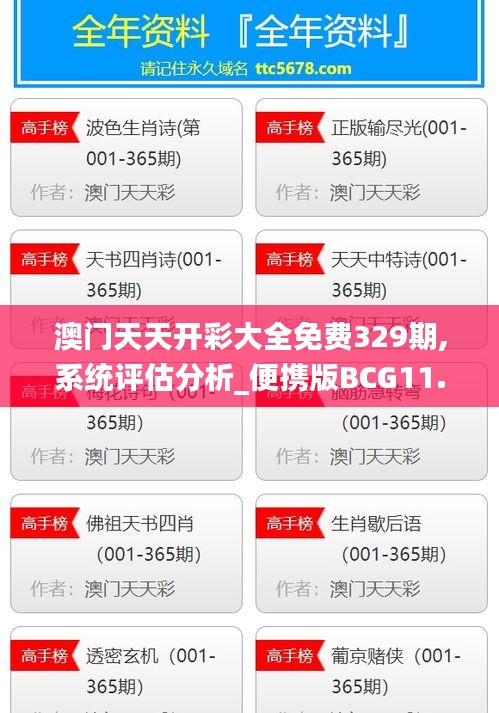 澳门天天开彩大全免费329期,系统评估分析_便携版BCG11.66