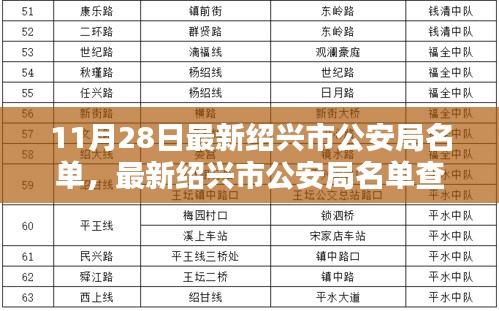 绍兴市公安局最新名单及查询步骤指南（初学者与进阶用户适用）