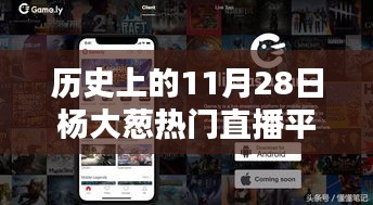 科技重塑直播新纪元，杨大葱直播平台革新之作的历史回顾（11月28日）