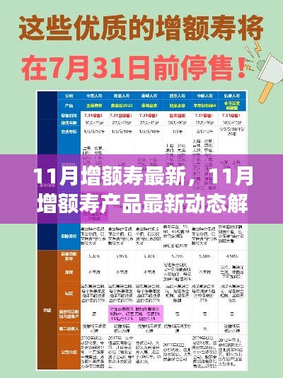 11月增额寿产品最新动态解析及行业观点碰撞