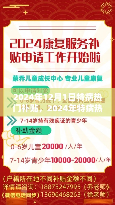 从零起步到成功领取，2024年特病热门补贴申请指南及补贴政策解读