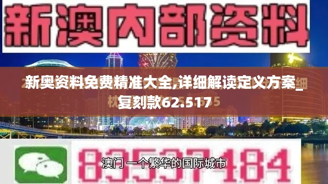 新奥资料免费精准大全,详细解读定义方案_复刻款62.517