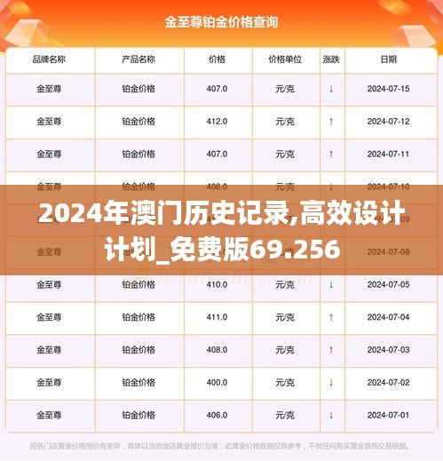 2024年澳门历史记录,高效设计计划_免费版69.256