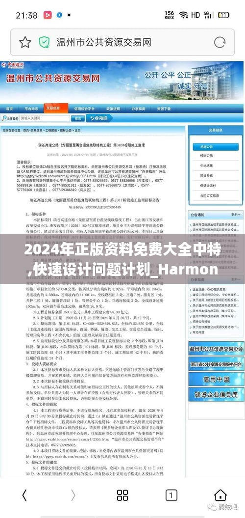 2024年正版资料免费大全中特,快速设计问题计划_HarmonyOS18.621