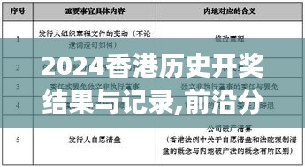 2024香港历史开奖结果与记录,前沿分析解析_tool81.226-5