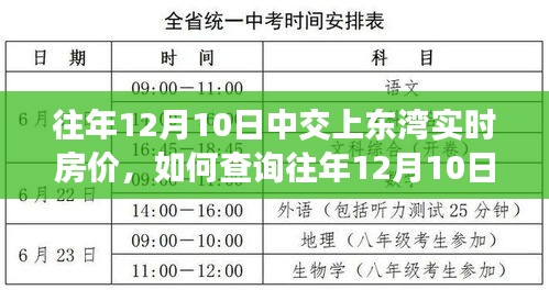 往年12月10日中交上东湾实时房价查询指南，详细步骤揭秘