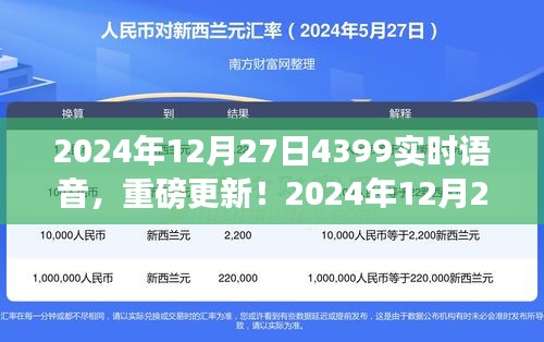 2024年12月27日4399实时语音更新，开启互动娱乐新纪元