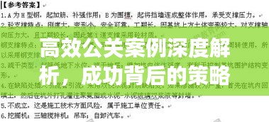 高效公关案例深度解析，成功背后的策略与故事