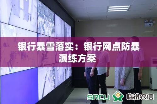 银行暴雪落实：银行网点防暴演练方案 