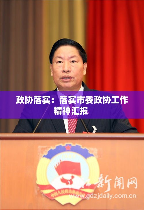 政协落实：落实市委政协工作精神汇报 