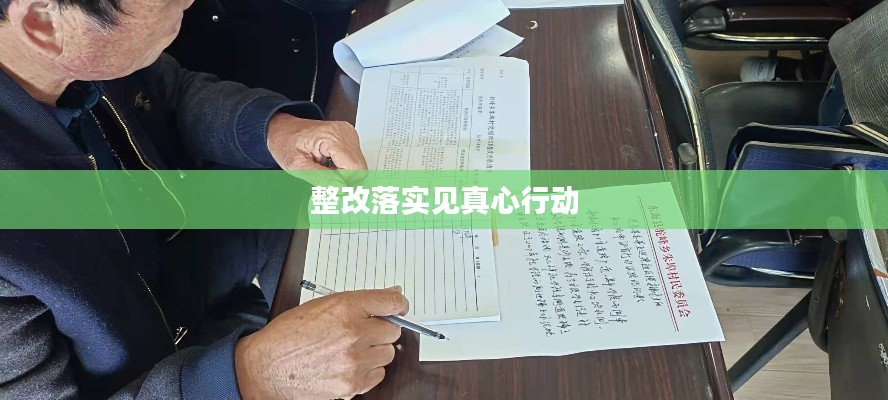 整改落实见真心行动