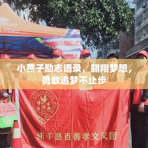 小燕子励志语录，翱翔梦想，勇敢追梦不止步