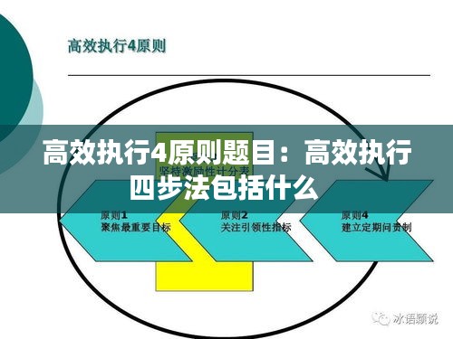 高效执行4原则题目：高效执行四步法包括什么 